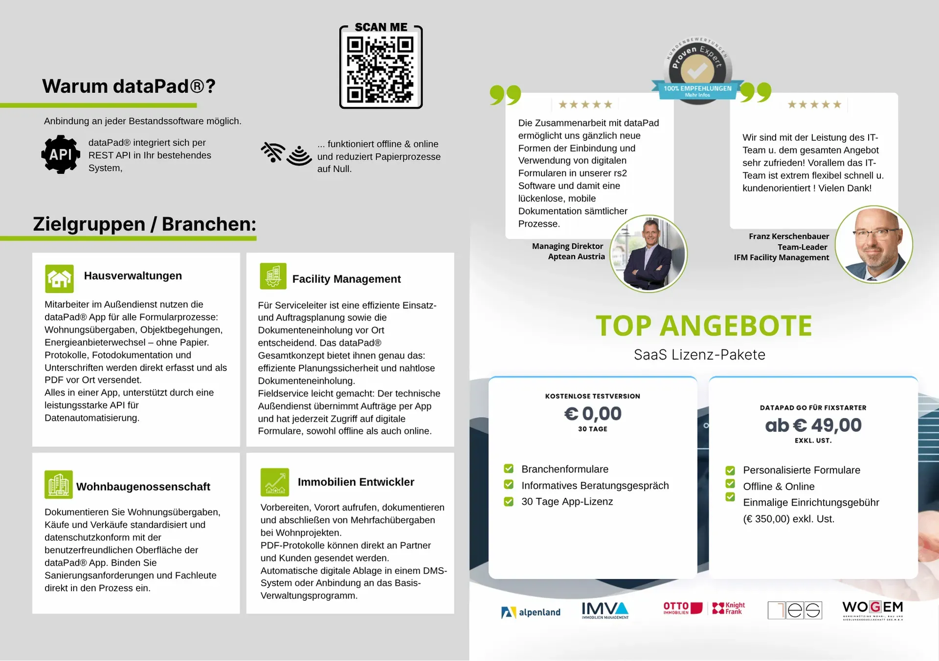 Digitale Hausverwaltung – jederzeit und überall.