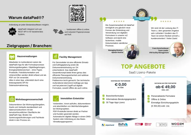 Digitale Hausverwaltung – jederzeit und überall.