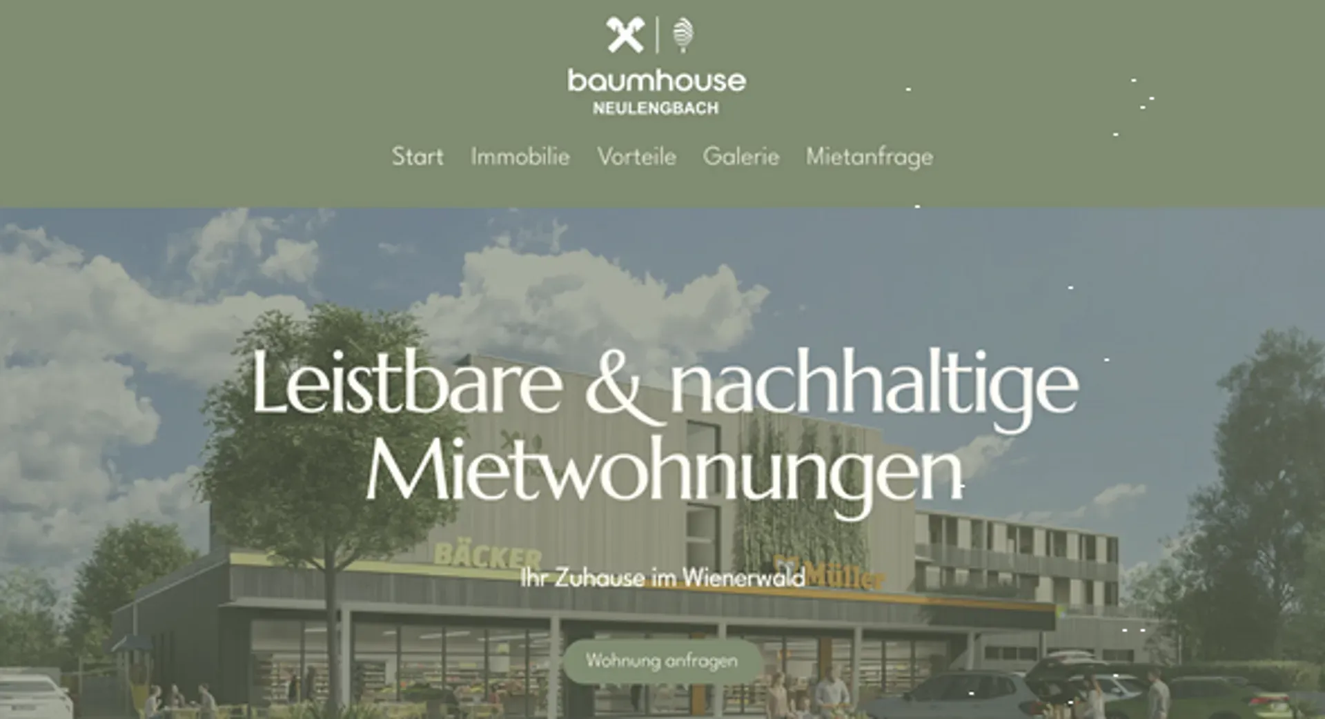 baumhouse – modulare, nachhaltige Immobilien, klare Kommunikation