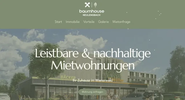 baumhouse – modulare, nachhaltige Immobilien, klare Kommunikation