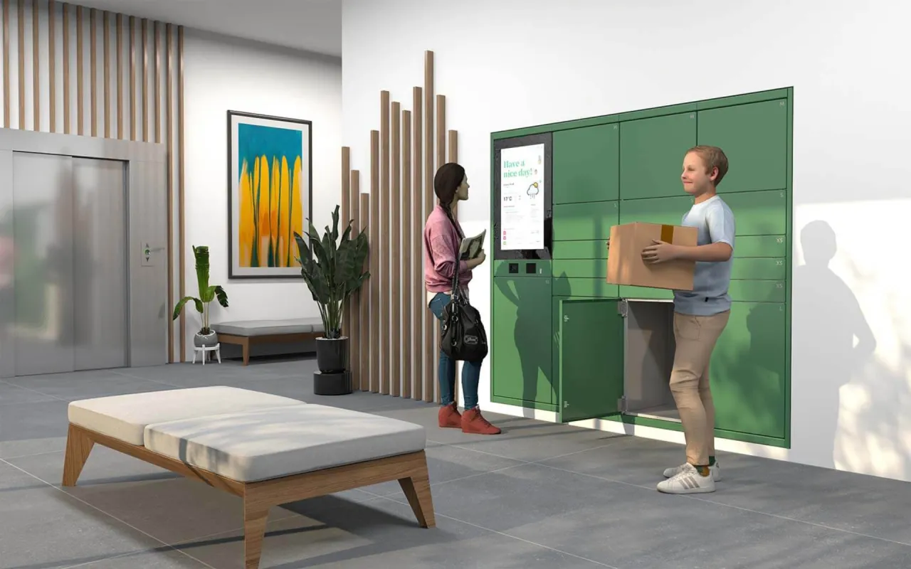 Partner Lösung von Housemeister: Die 2-in-1 Paketbox für Wohnen und Business